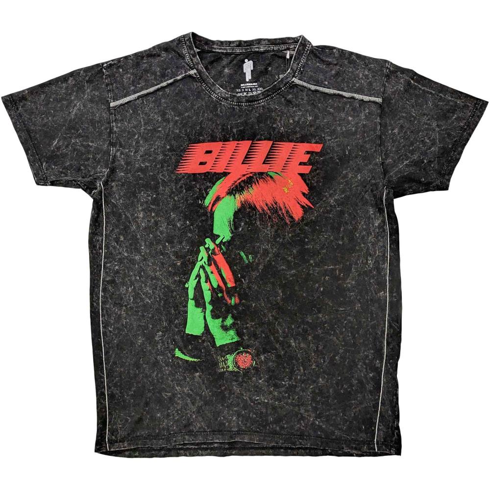 Billie Eilish - Hands Face Tshirt Homme - Noir